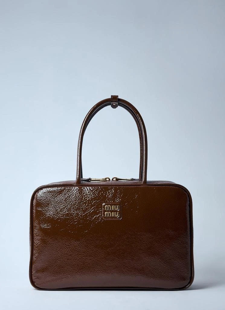Miu Miu Beau Naplak Patent Shoulder Bag 1