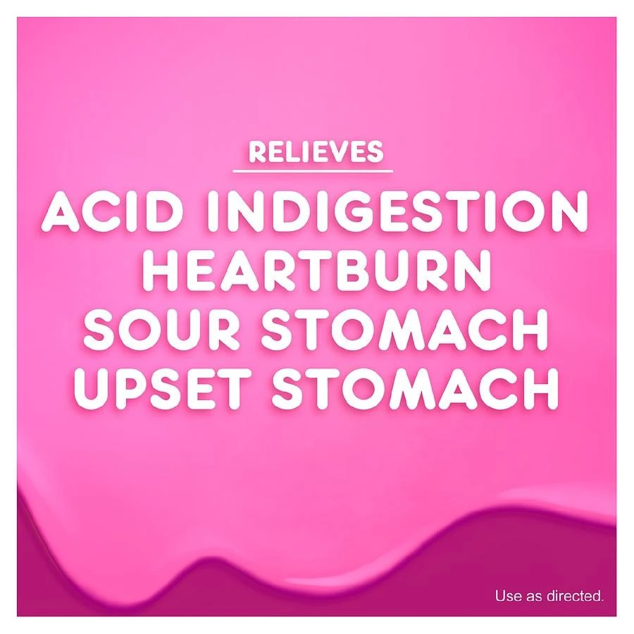 Pepto Kids Chewable Antacid Tablets Bubble Gum 5