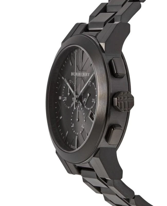 Burberry Burberry Men's Swiss Chronograph Gray Ion Steel 42mm Men's Watch BU9354 3