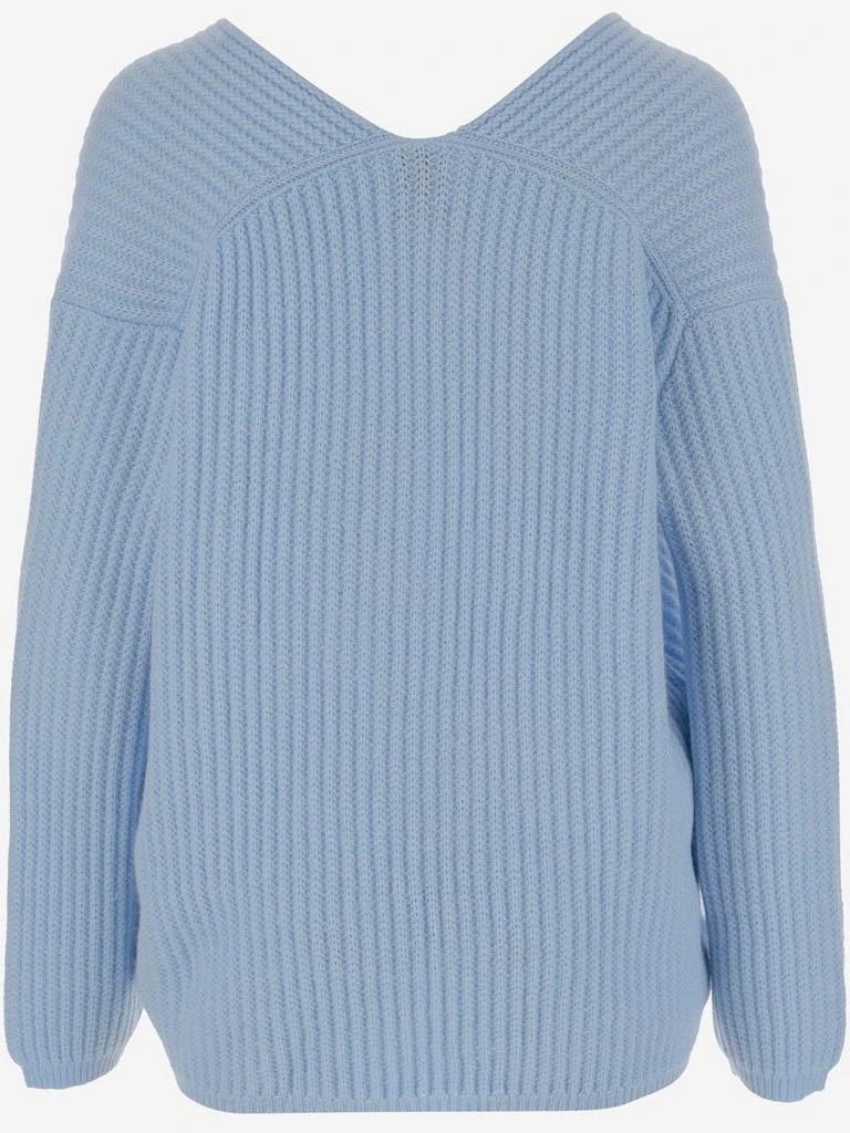 Allude Allude V-Neck Ribbed Sweater 2