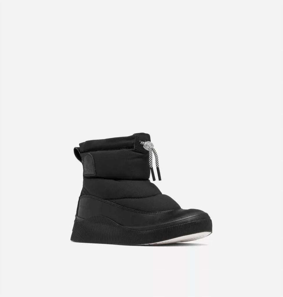 SOREL Women's Out N About Iv Puffy Boots In Black / Chalk