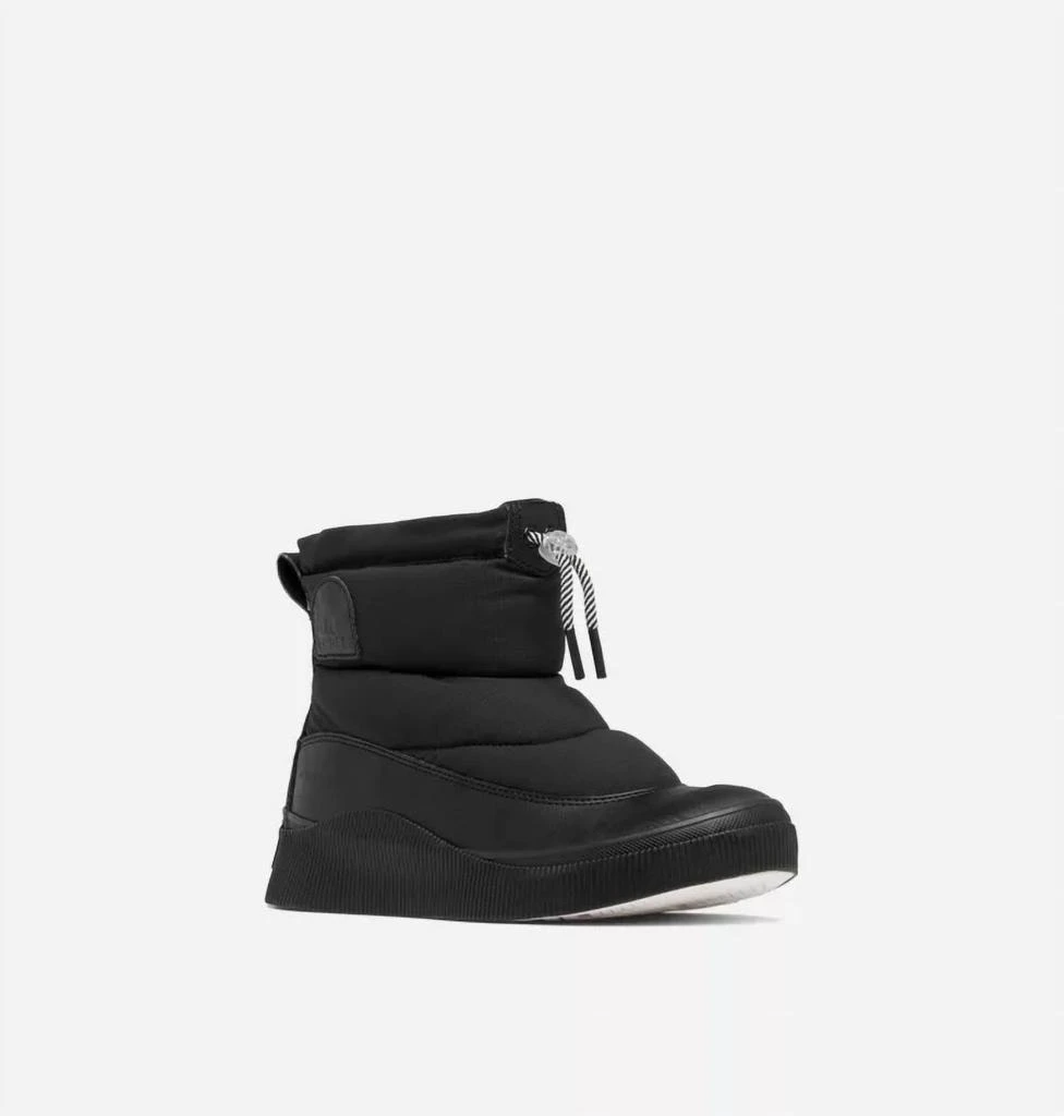 SOREL Women's Out N About Iv Puffy Boots In Black / Chalk 1