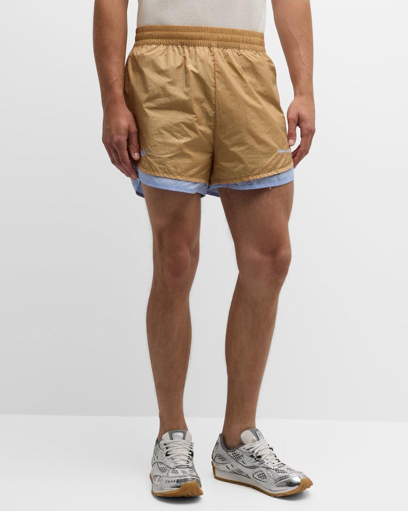 Adidas x Wales Bonner Men's Double-Layer Athletic Shorts