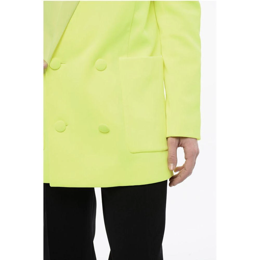 Balmain Double-breasted NEON Blazer with Patch Men's Pockets 3