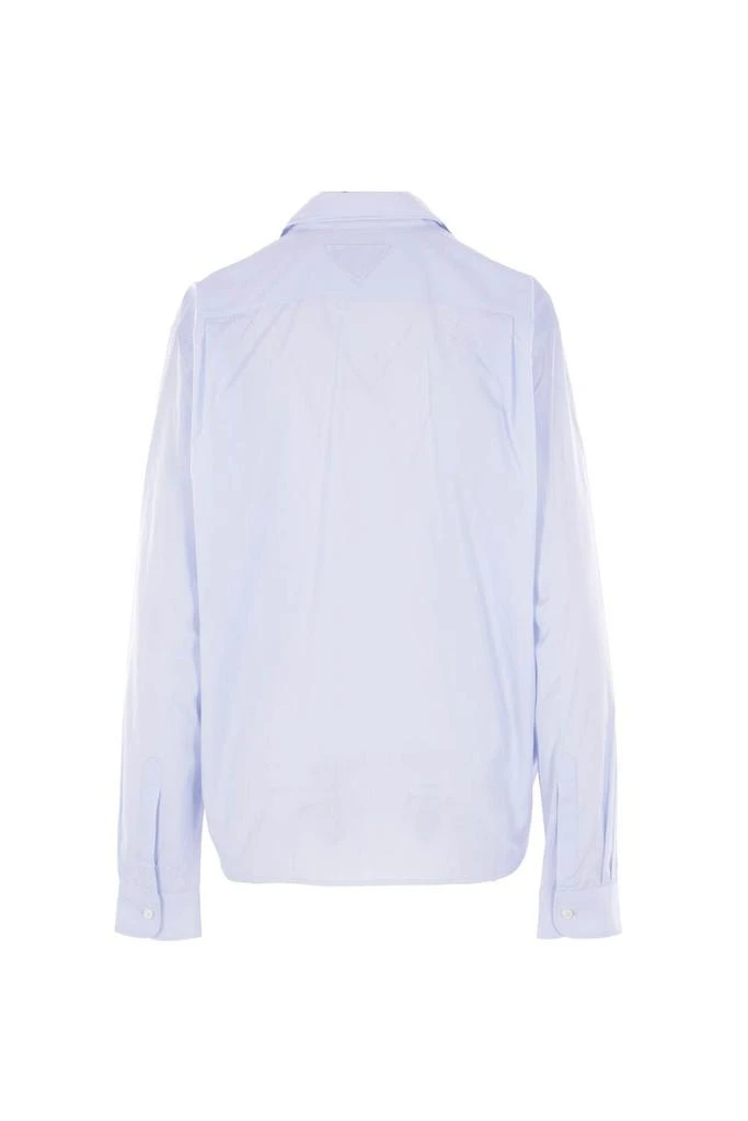 Prada Prada Long-Sleeved Ruched Shirt 2