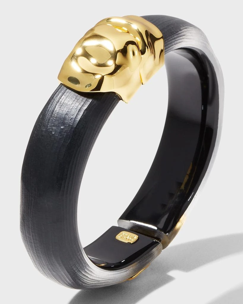 Alexis Bittar Molten Gold Hinge Bracelet 3