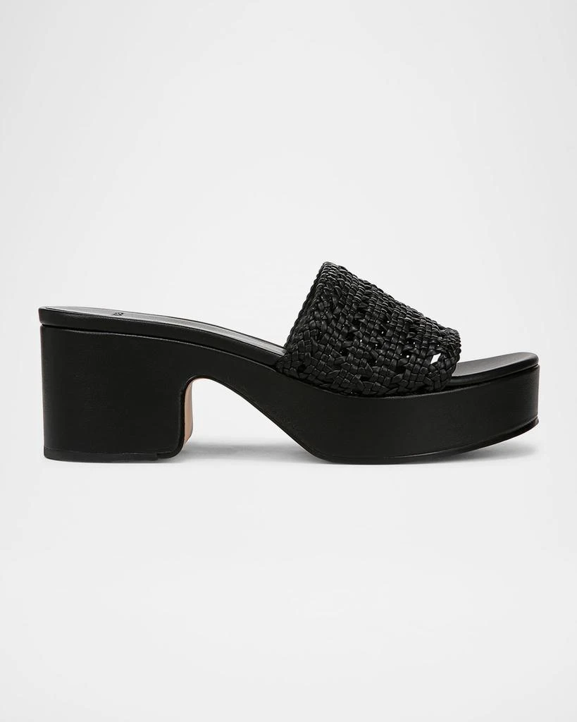 Vince Margo Crochet Leather Platform Sandals 1