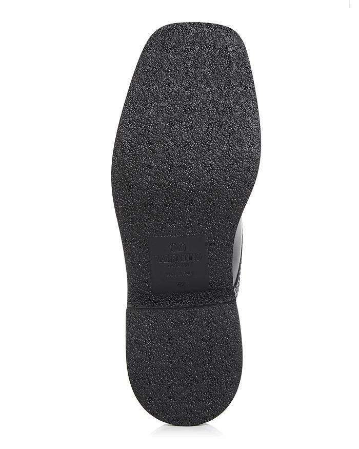 Valentino Men's Studded Square Toe Oxfords 6