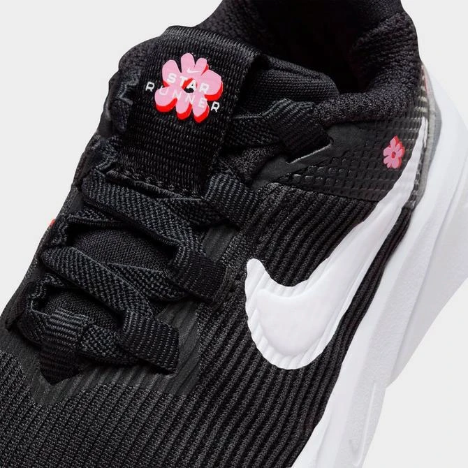 NIKE Girls' Toddler Nike Star Runner 4 Next Nature SE Stretch Lace Running Shoes 3