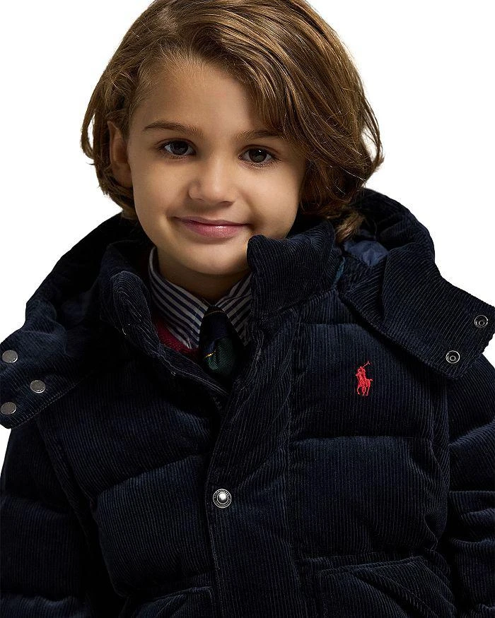 Ralph Lauren Boys' Convertible Corduroy Down Jacket - Little Kid 4