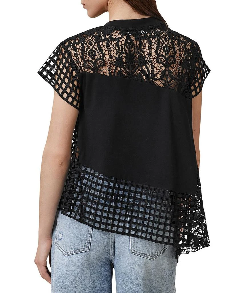 ALL SAINTS Zala Crocheted Lace Top 3