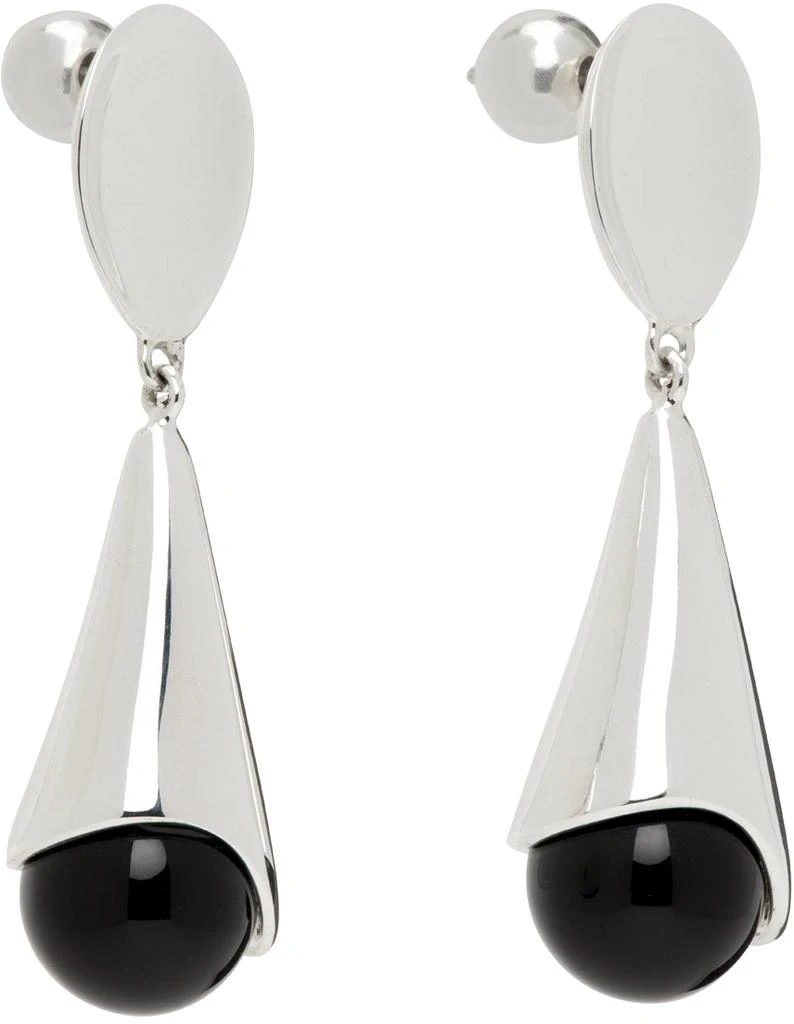 Sophie Buhai Silver Onyx Anna Earrings 2