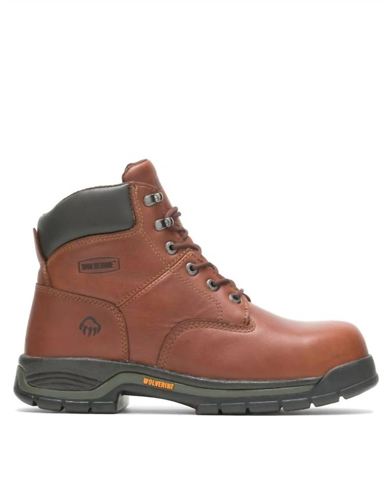 Wolverine Men's Wolverine Harrison Lace-Up 6" Work Boot - Extra Wide Width In Brown 1