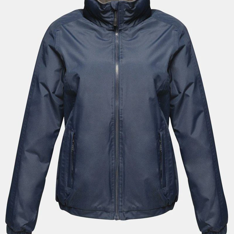 Regatta Womens/Ladies Dover Fleece Lined Bomber Jacket Navy 1