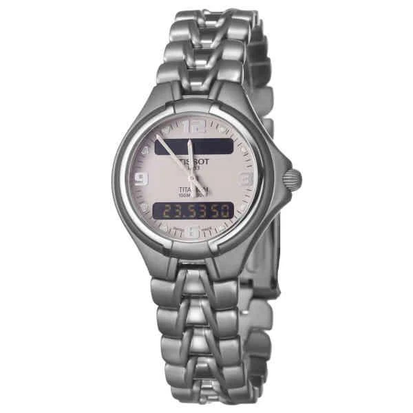 Tissot Women\'s T-Classic Dark Gray Analog-Digital Dial Multi-Function Titanium Tissot | Accessories | Tissot Womens Tclassic Dark Gray  main image 3