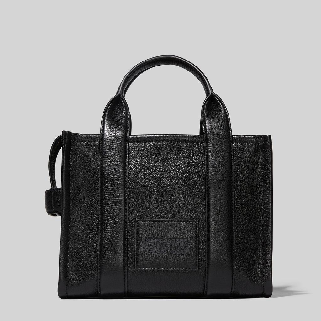 トートバッグ Marc Jacobs Black Leather The Small Tote Bag Marc Jacobs The Small Leather Tote Bag - Tote Bags - Save