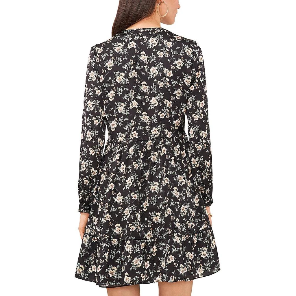 Vince Camuto Womens Mini Floral Print Sheath Dress 2