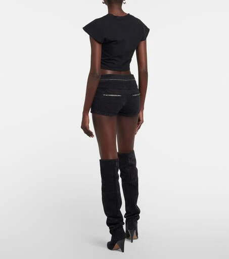 Isabel Marant Lary low-rise denim shorts 3