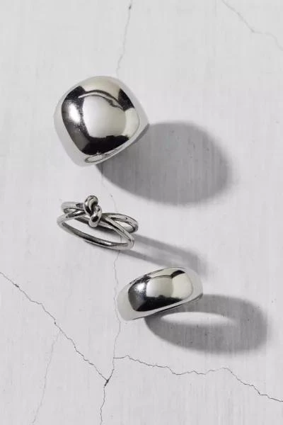 Urban Outfitters Waterproof Modern Statement Ring Set 1