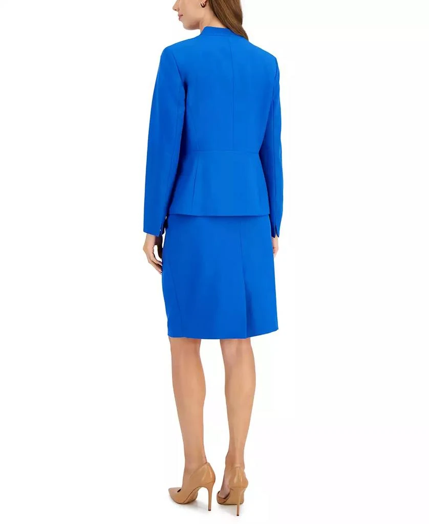Le Suit Petite Two-Button Jacket & Pencil Skirt Suit 2