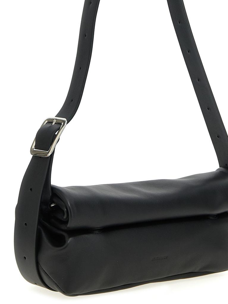 バッグ jil sander belt shoulder bag bodybag Leather-trimmed canvas belt bag in white - Jil Sander