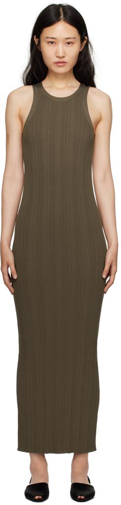 TOTEME Khaki Seamless Maxi Dress