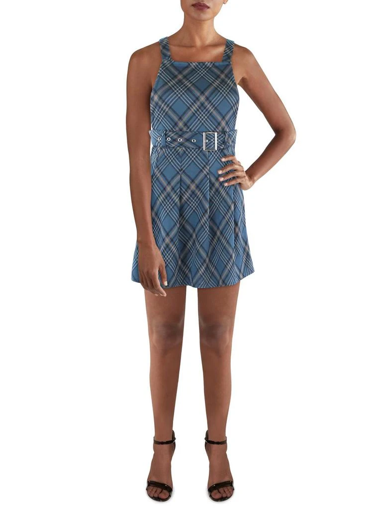 Planet Gold Juniors Womens Jumper Knit Fit & Flare Dress 1