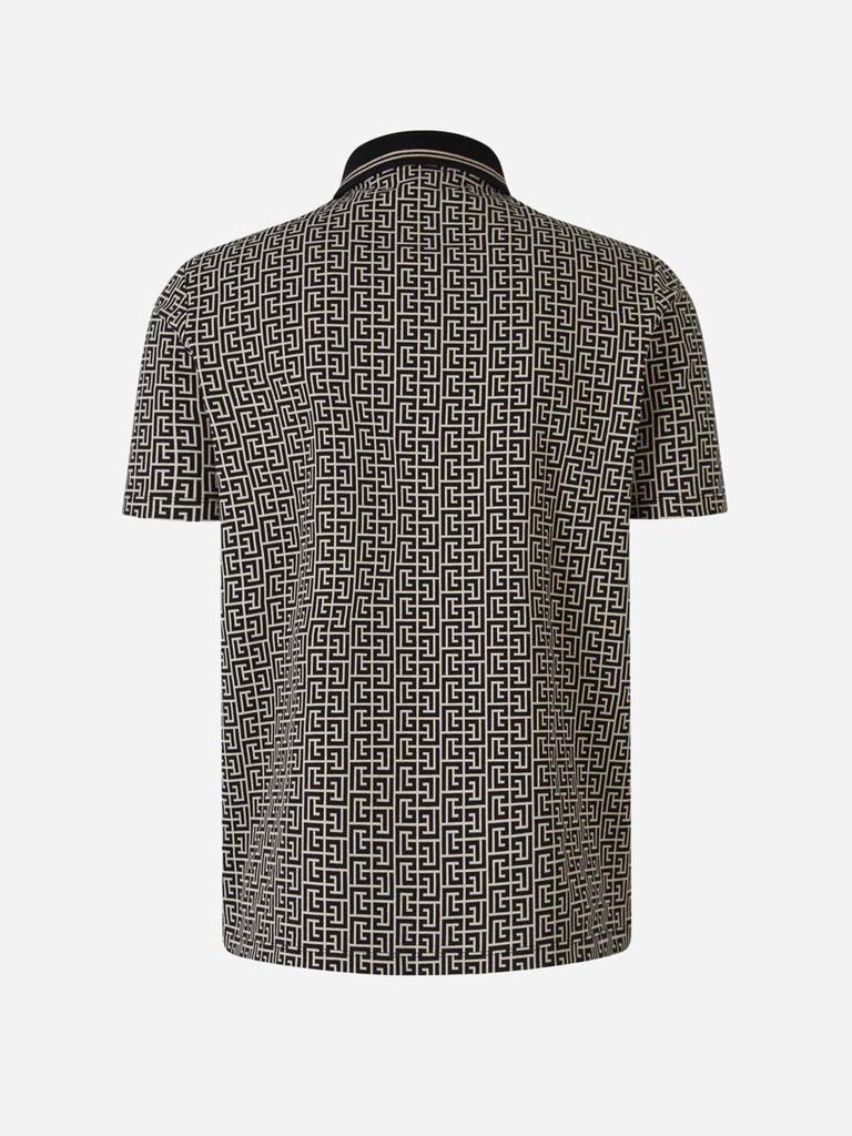 Balmain Balmain Logo Zipper Polo
