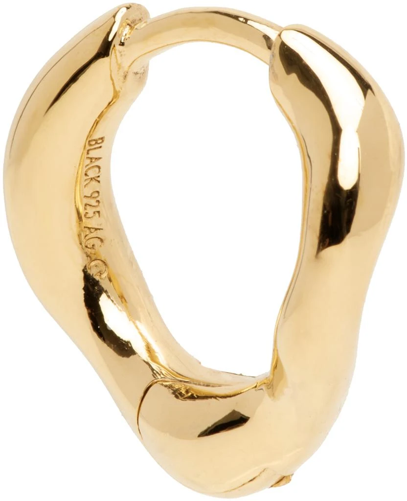 Maria Black Gold Anil 8 Huggie Single Earring 2