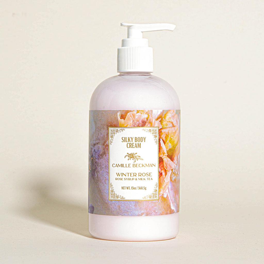 Camille Beckman Silky Body Cream 13oz Winter Rose