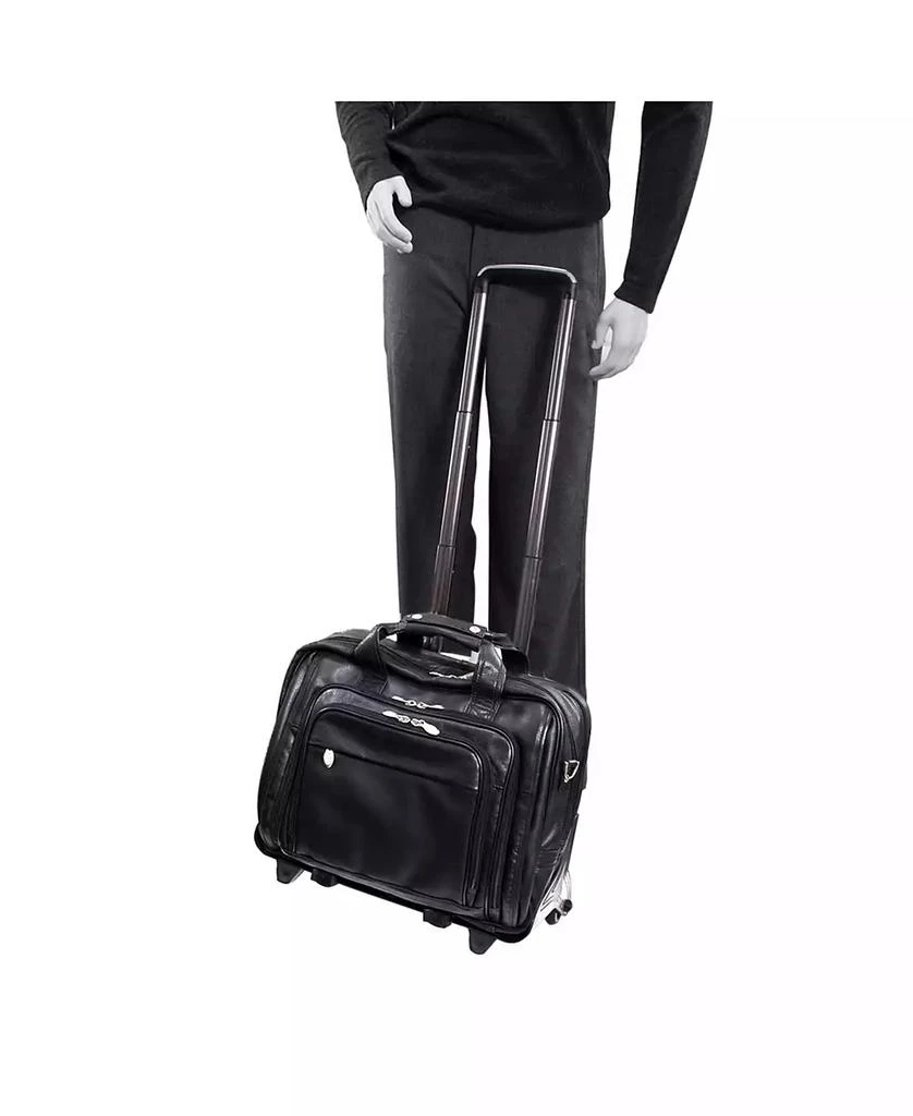 McKlein Gold Coast, 17" Patented Detachable -Wheeled Laptop Briefcase 8