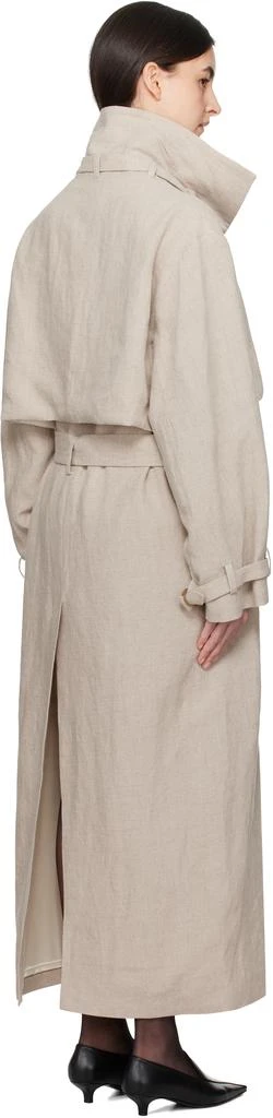 La Collection Beige Jocasta Trench Coat 3