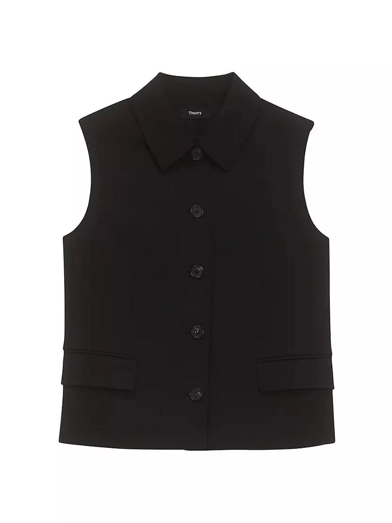Theory Tailored Wool-Blend Vest 1