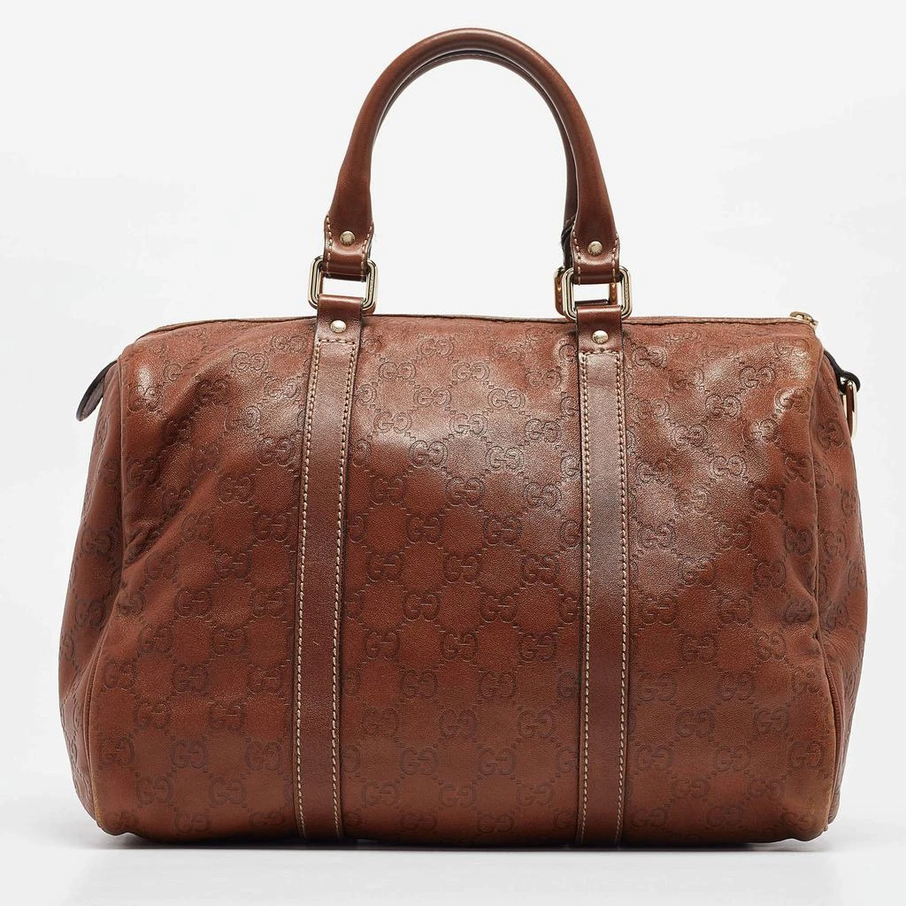 Gucci Gucci Brown Guccissima Leather Medium Joy Boston Bag 1