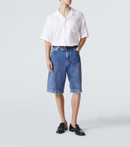 Dolce 
Gabbana Logo denim Bermuda shorts 2