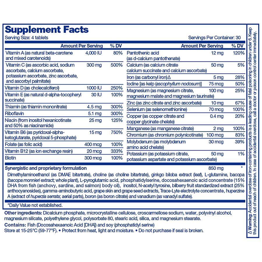 Focus Factor Brain Health Supplement for Brain Performance - Focus, Memory, Multivitamin