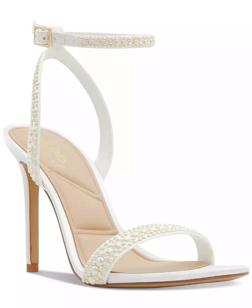 ALDO Women's Perlea Two-Piece Imitation Pearl Dress Sandals 1