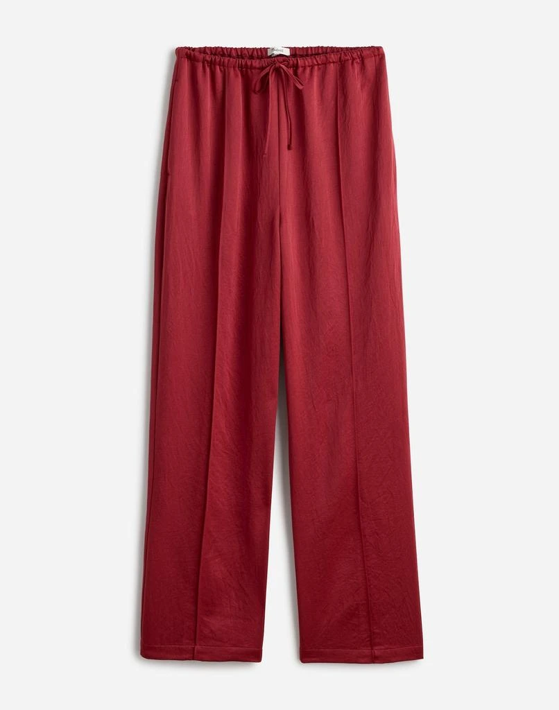Madewell Tall Pintucked Slim Pull-On Pants in Satin 6