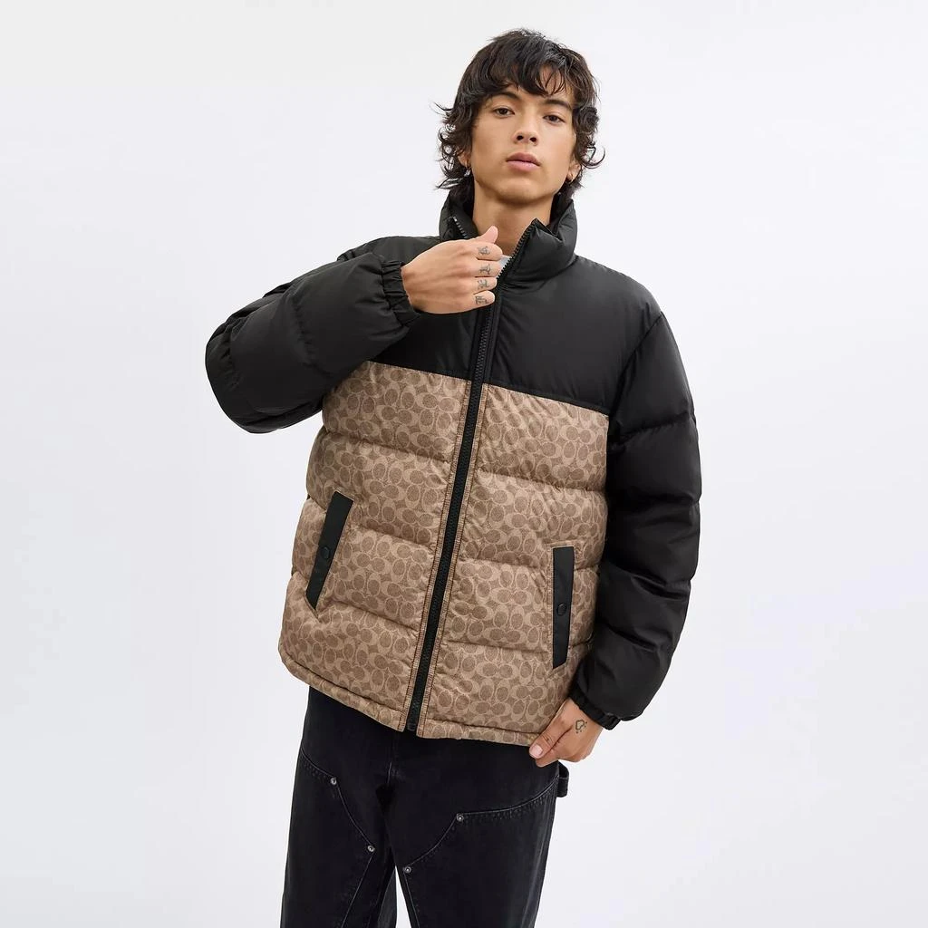 Coach Signature Down Jacket In Recycled Polyester 3