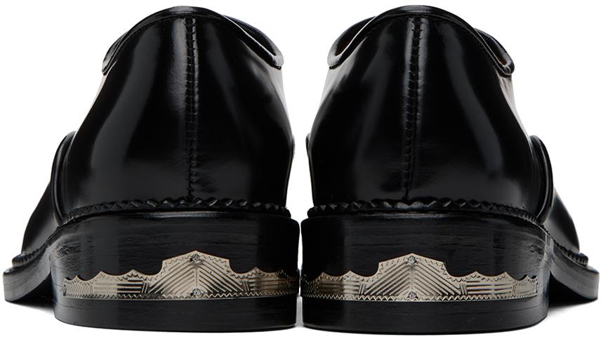 Toga Pulla Black Embellished Oxfords