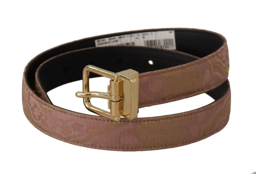 Dolce 
Gabbana Leather Logo Engraved Metal Buckle Women
s Belt 2