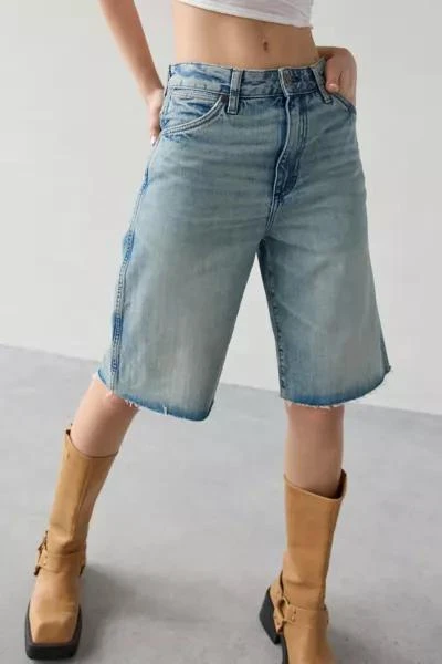 Wrangler Wrangler High-Rise Relaxed Denim Jort 4