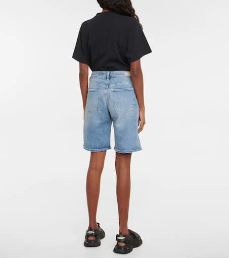 AG Jeans High-rise denim Bermuda shorts 3