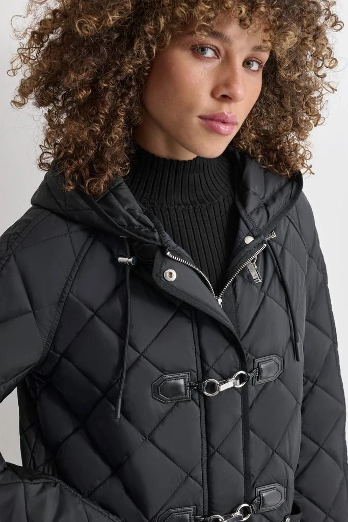 DKNY QUILTED COAT WITH TOGGLE 4