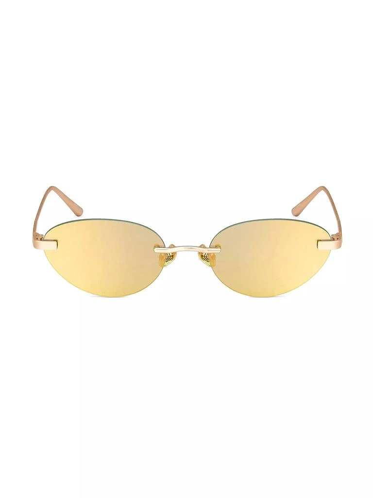 Elisa Johnson Core Trinity 55MM Oval Sunglasses 2