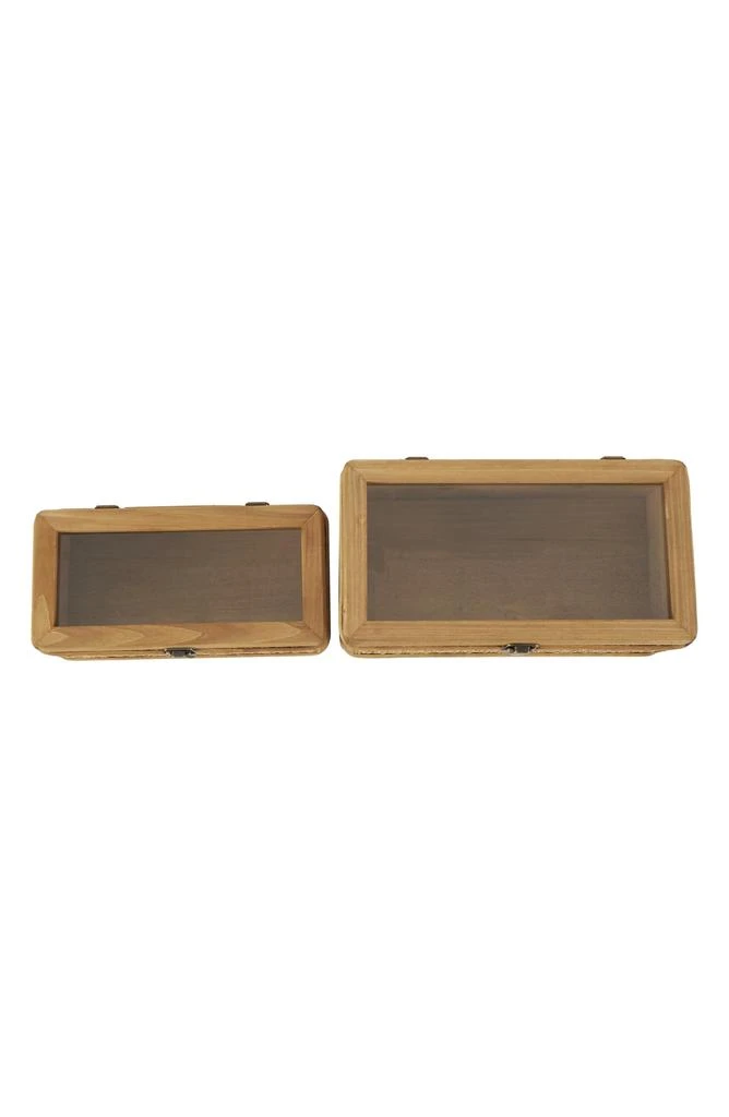 UMA Set of 2 Natural Rattan Boxes 6