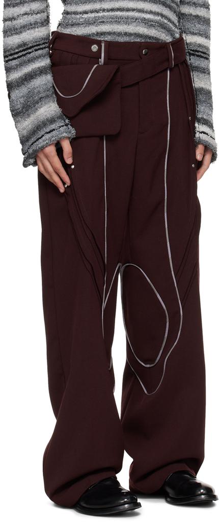 Burgundy Chalice Trousers – On Sale Now with Up to 69% Off