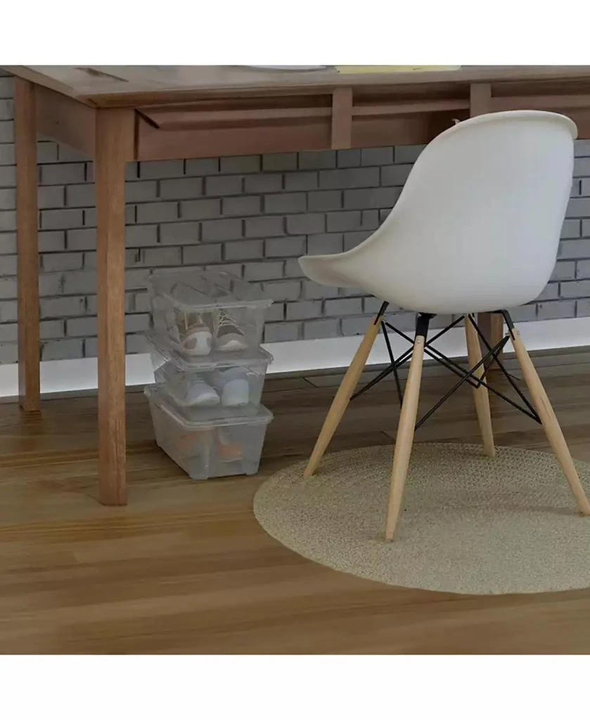 Life Story 6L Shoe and Closet Storage Box Stacking Containers, Clear (20 Pack) 3