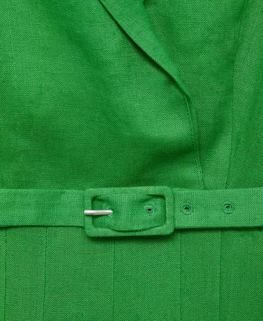 Mango Women's Belt Linen Dress 4
