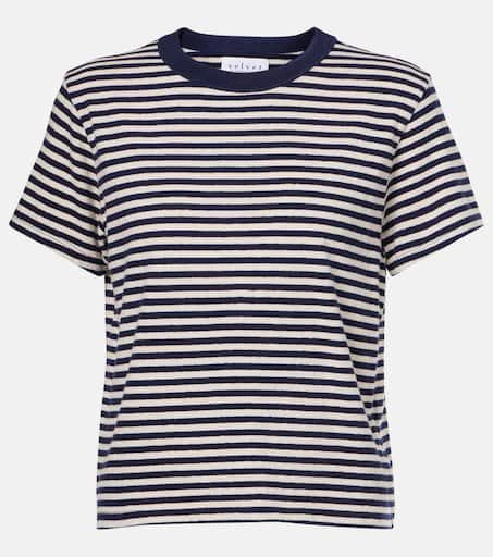 Velvet Tash striped cotton T-shirt 1
